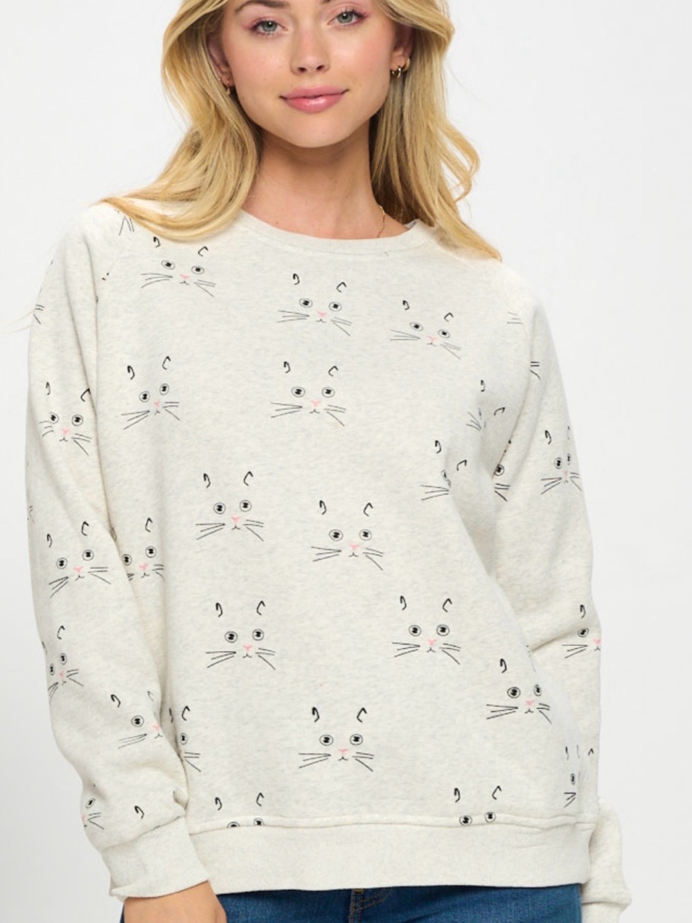 Luna Cat Sweats Lounge sweatshirt M